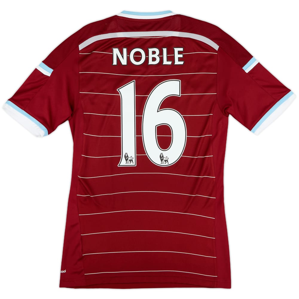 2014-15 West Ham Home Shirt Noble #16 - 9/10 - (S)