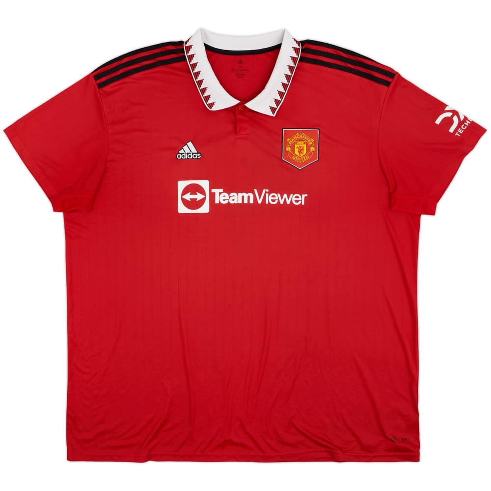 2022-23 Manchester United Home Shirt - 8/10 - (4XL)