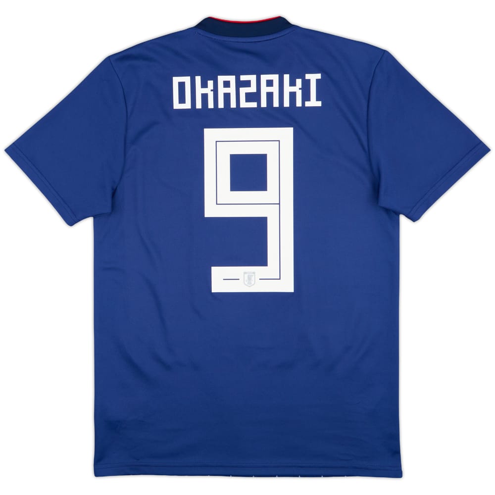 2018-19 Japan Home Shirt Okazaki #9 - 10/10 - (S)