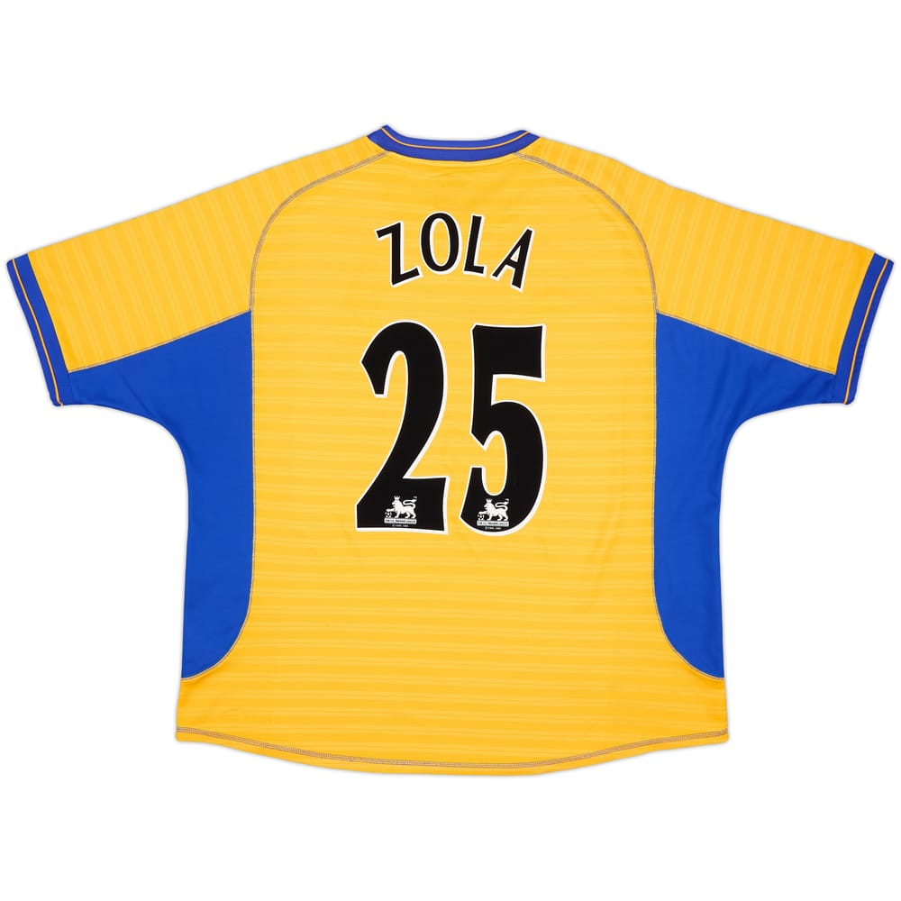 2000-01 Chelsea Away Shirt Zola #25 - 8/10 - (XXL)