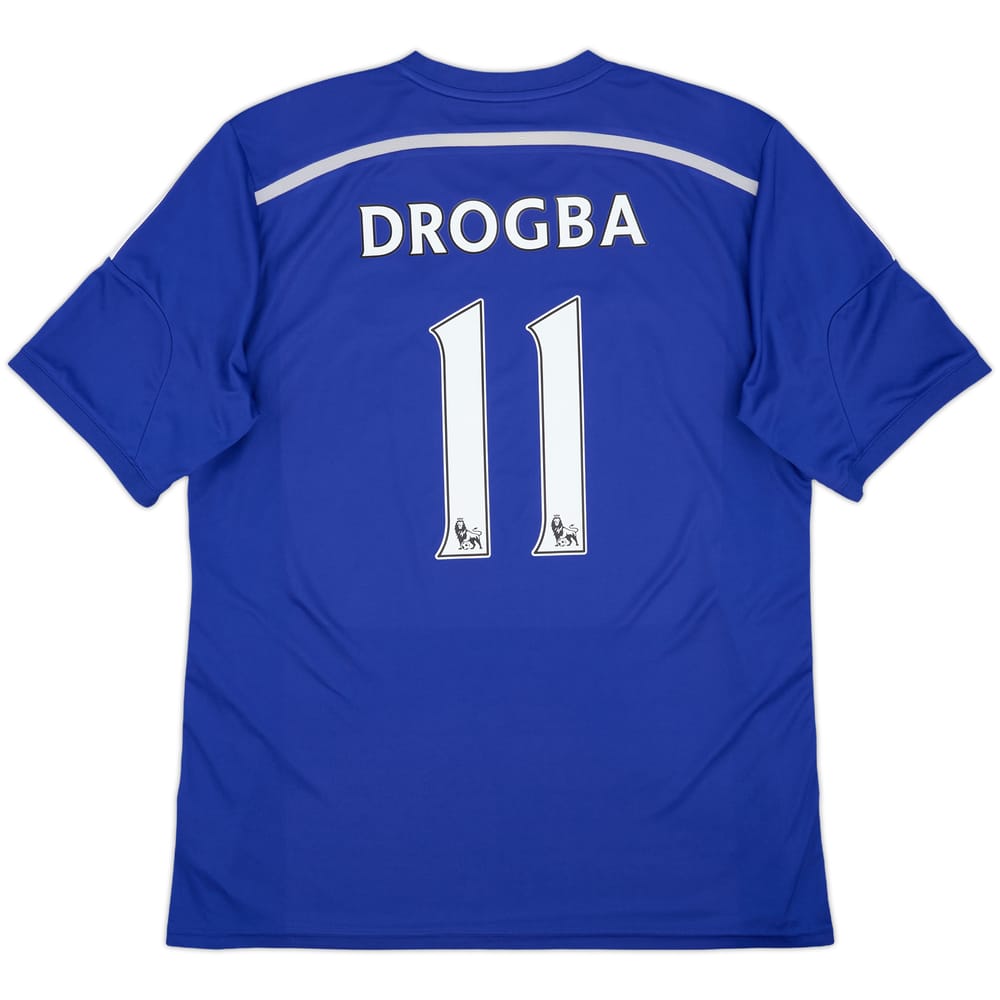 2014-15 Chelsea Home Shirt Drogba #11 - 7/10 - (L)