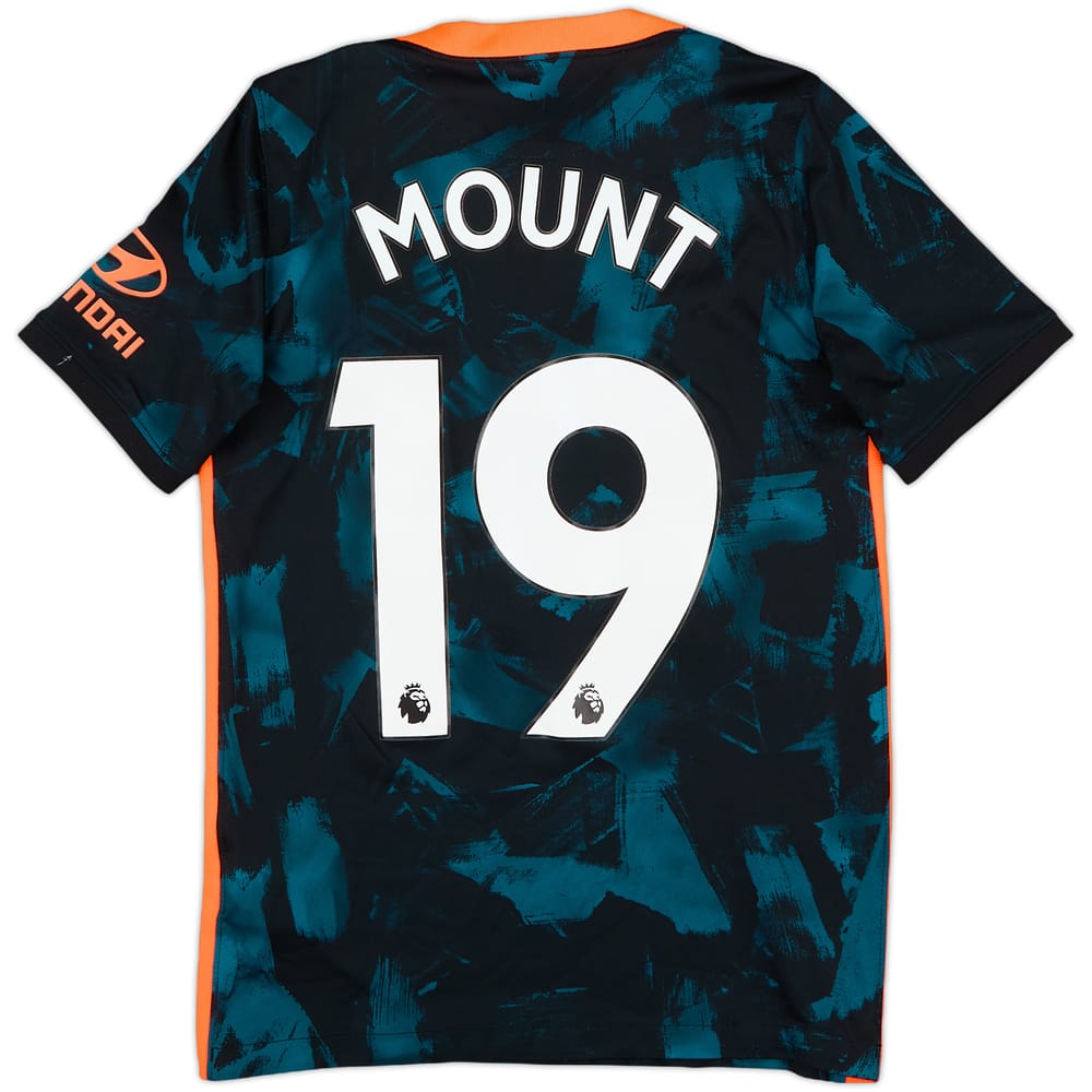 2021-22 Chelsea Third Shirt Mount #19 - 8/10 - (L.Boys)