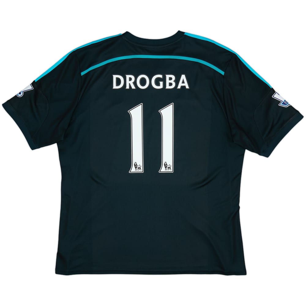 2014-15 Chelsea Third Shirt Drogba #11 - 7/10 - (XXL)