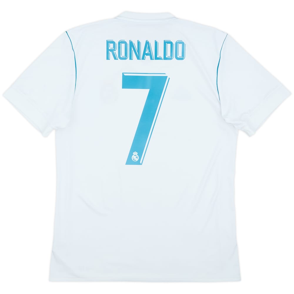 2017-18 Real Madrid Home Shirt Ronaldo #7 - 8/10 - (M)