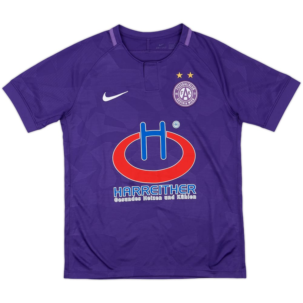 2019-20 Austria Wien Home Shirt - 8/10 - (L.Boys)