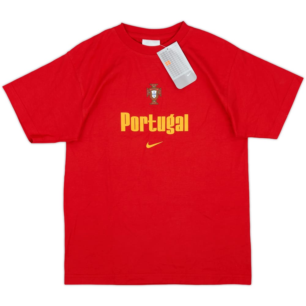 2004-05 Portugal Nike Cotton Tee (L.Boys)