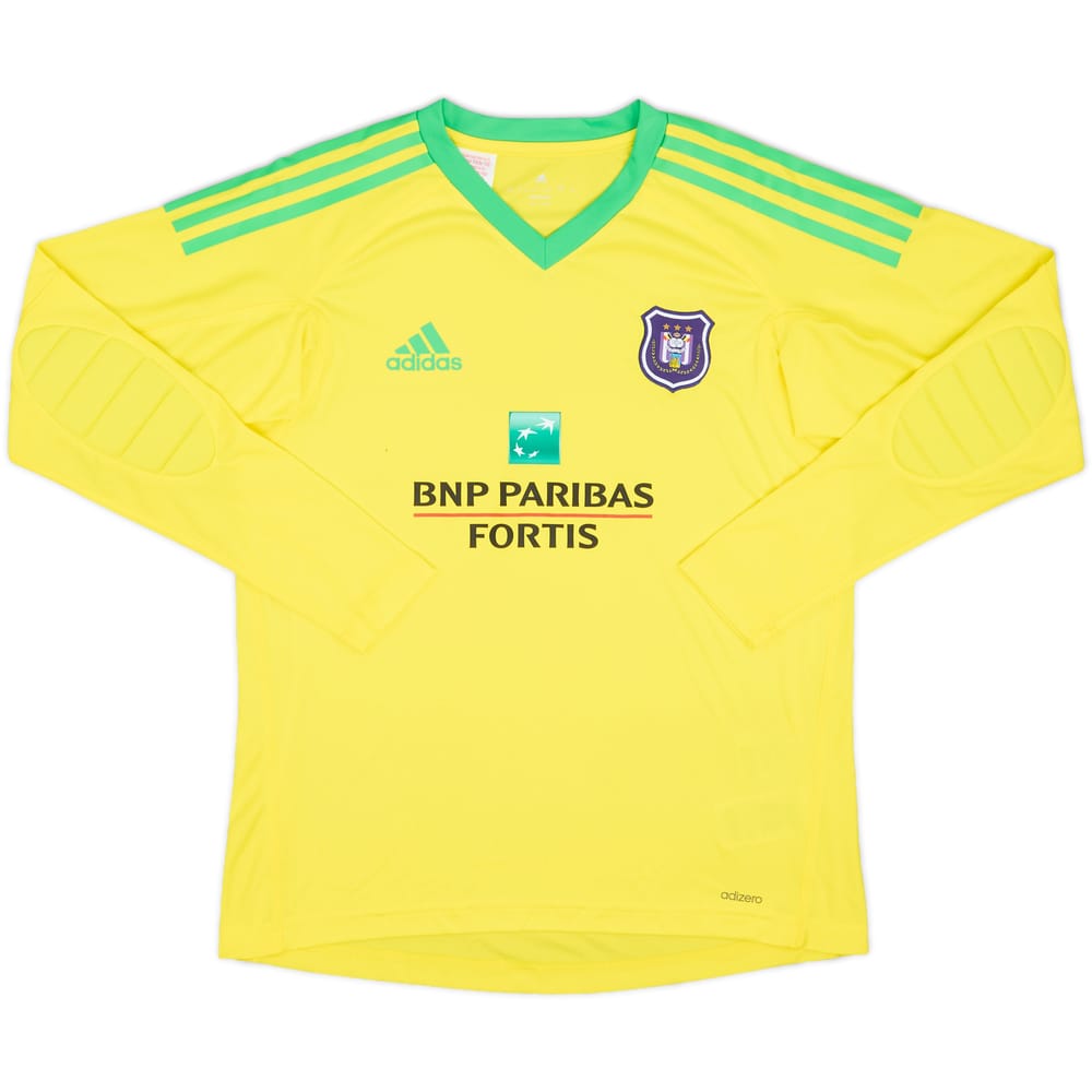 2017-18 Anderlecht Authentic GK Shirt - 8/10 - (L.Boys)