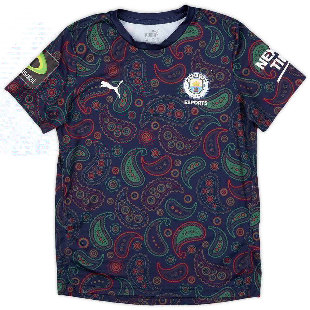2019-20 Manchester City Esports Puma Training Shirt - 9/10 - (M.Boys)