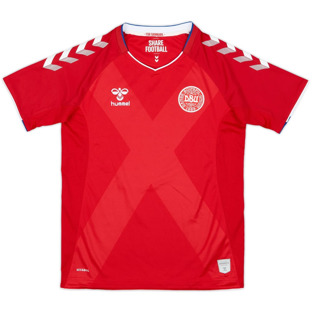 2018-19 Denmark Home Shirt - 9/10 - (L.Boys)