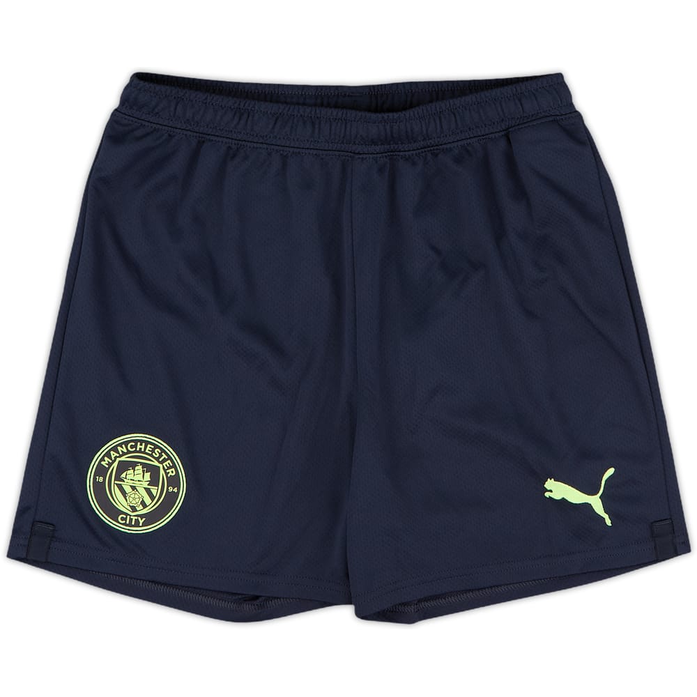 2022-23 Manchester City Player Issue Third Shorts - 10/10 - (L.Boys)