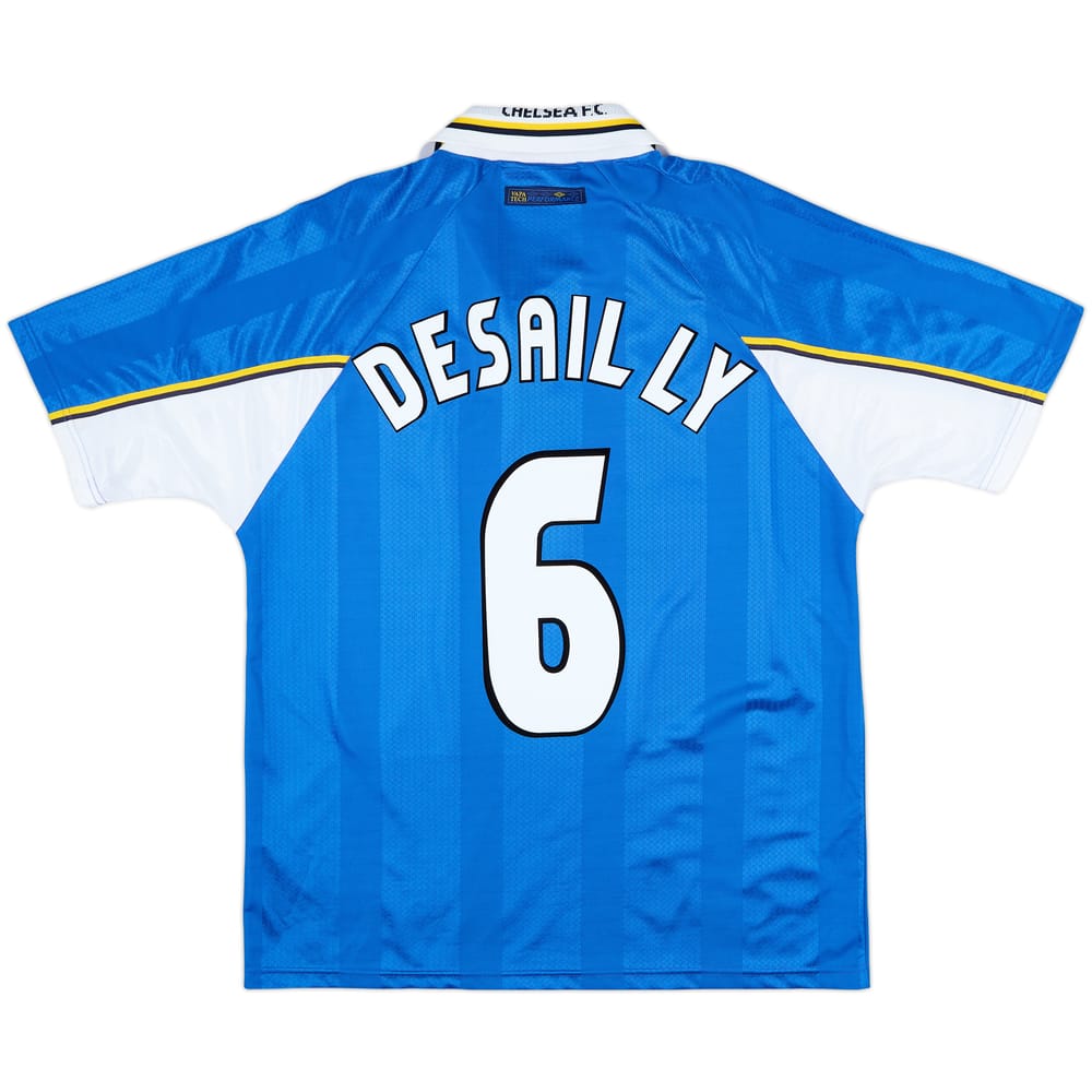 1997-99 Chelsea Home Shirt Desailly #6 - 9/10 - (L)