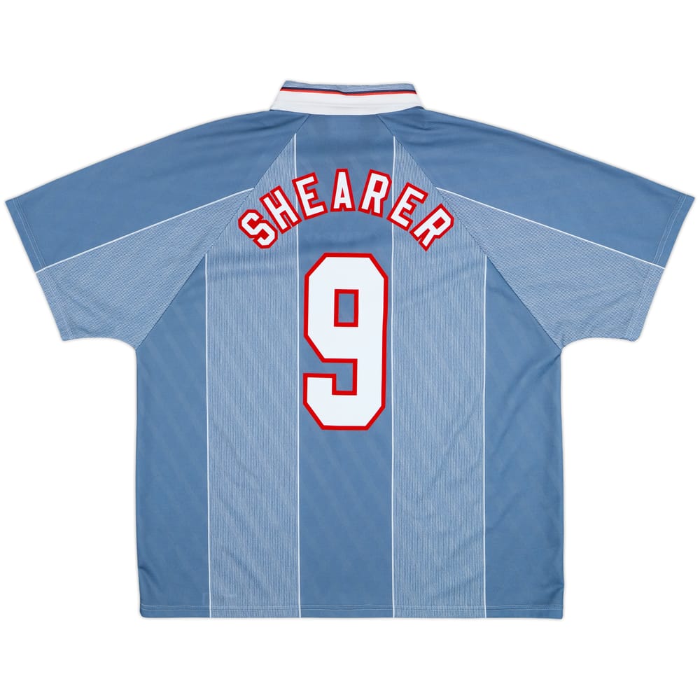 1996-97 England Away Shirt Shearer #9 - 9/10 - (XXL)