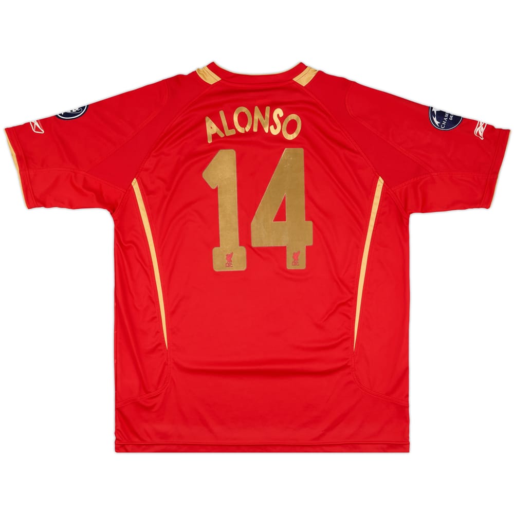 2005-06 Liverpool CL Home Shirt Alonso #14 - 5/10 - (XL)