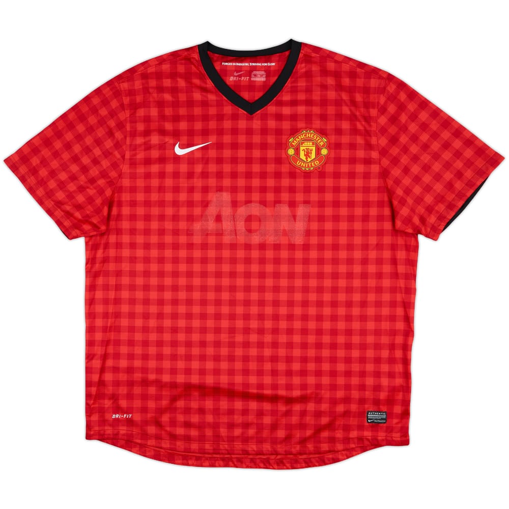 2012-13 Manchester United Home Shirt - 4/10 - (XXL)