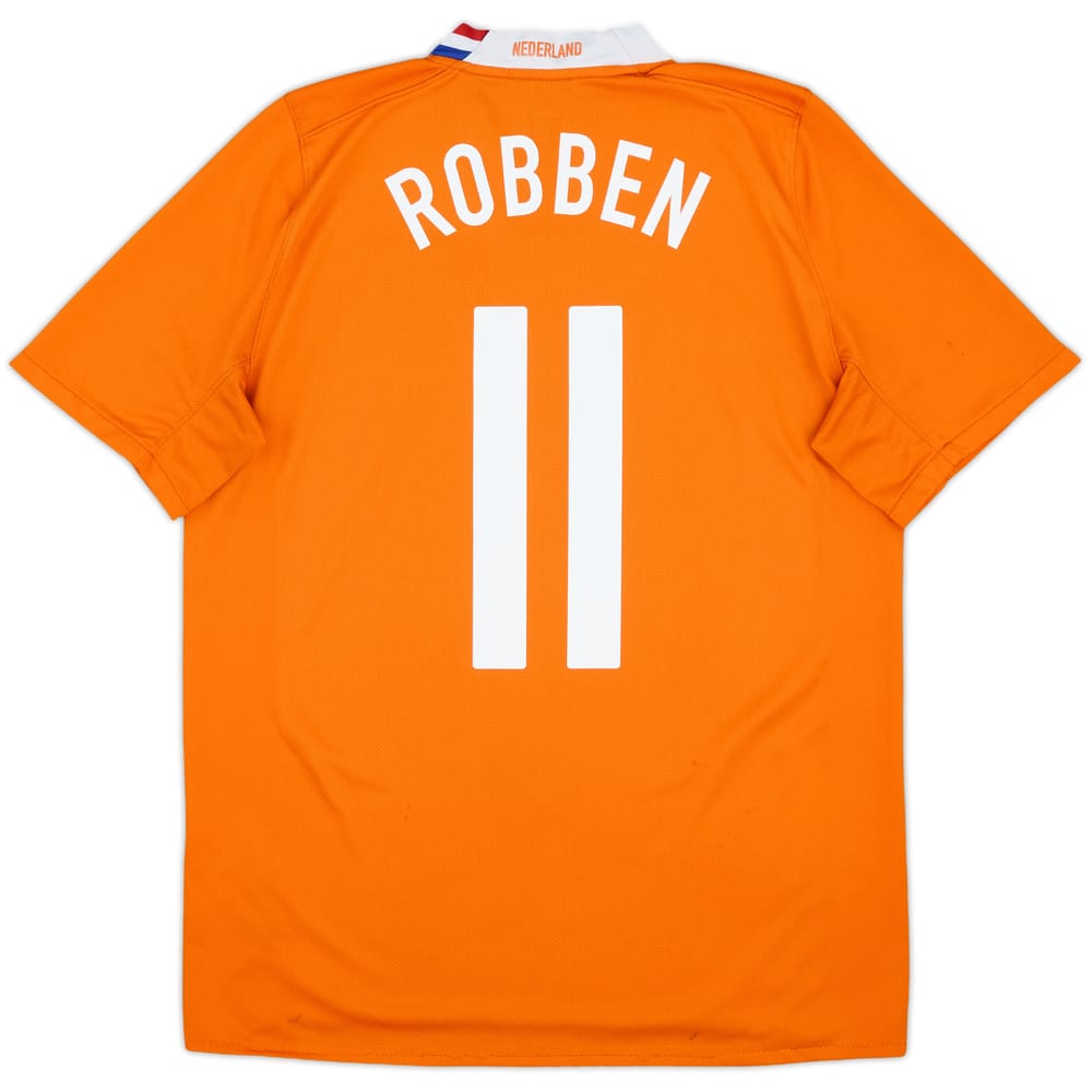 2008-10 Netherlands Home Shirt Robben #11 - 6/10 - (M)