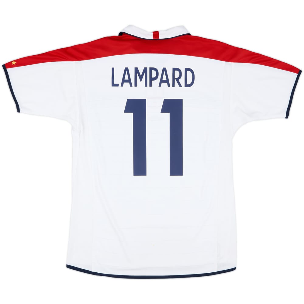 2003-05 England Home Shirt Lampard #11 - 6/10 - (L)