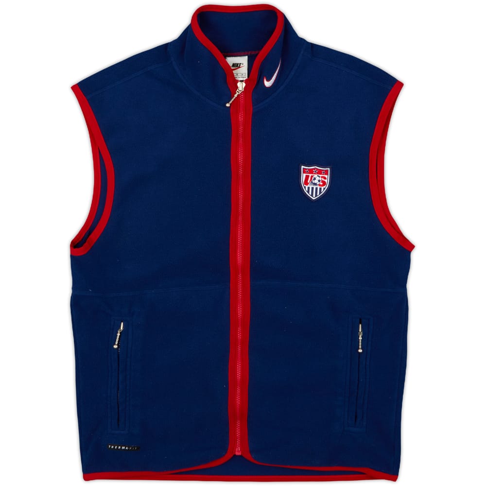1998-99 USA Nike Fleece Gilet - 8/10 - (M)