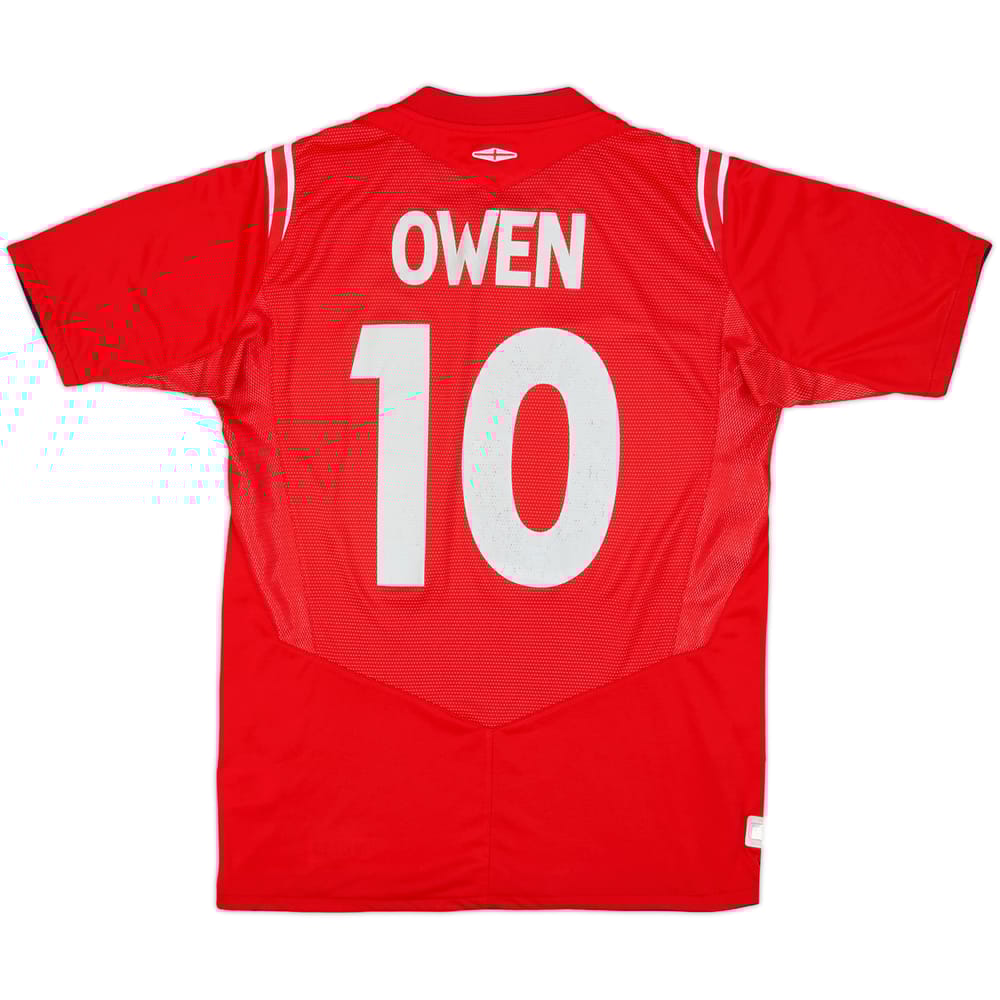 2004-06 England Away Shirt Owen #10 - 6/10 - (S)