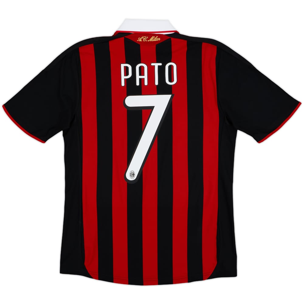 2009-10 AC Milan Home Shirt Pato #7 - 8/10 - (S)