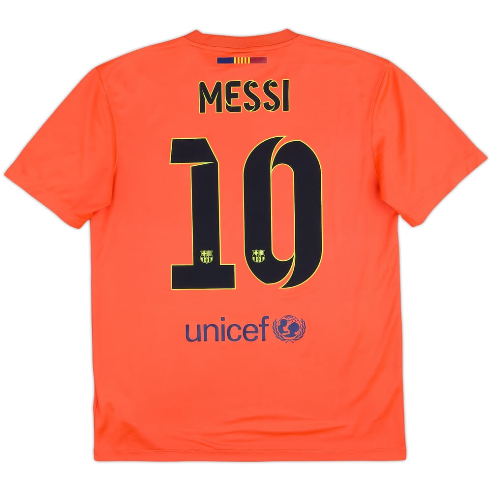 2014-15 Barcelona Basic Away Shirt Messi #10 - 9/10 - (M)
