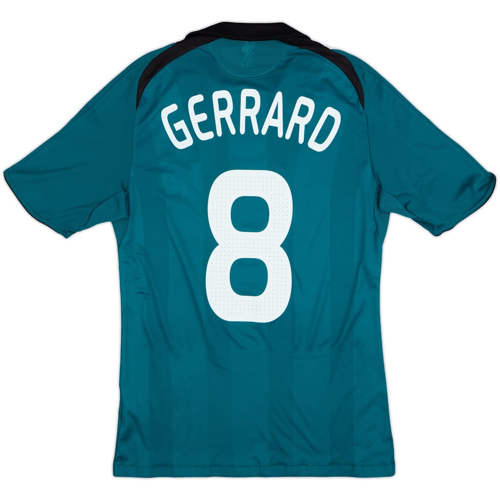 2008-09 Liverpool Third Shirt Gerrard #8 - 5/10 - (S)