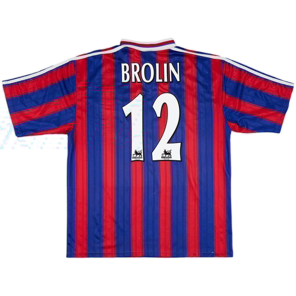 1996-98 Crystal Palace Home Shirt Brolin #12 - 7/10 - (XXL)
