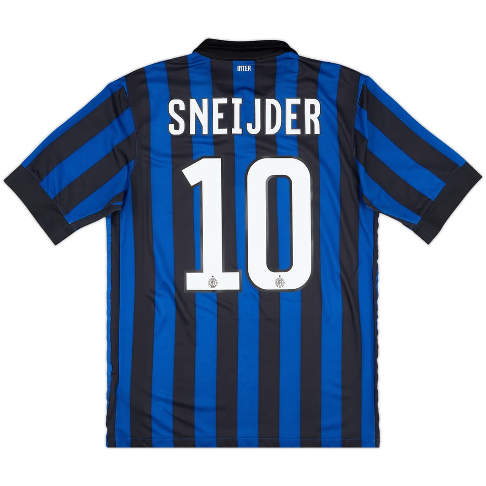 2011-12 Inter Milan Home Shirt Sneijder #10 - 6/10 - (M)