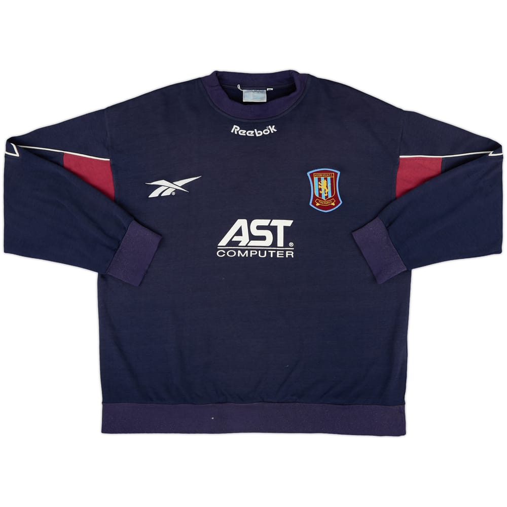 1997-98 Aston Villa Reebok Sweat Top - 7/10 - (XL)