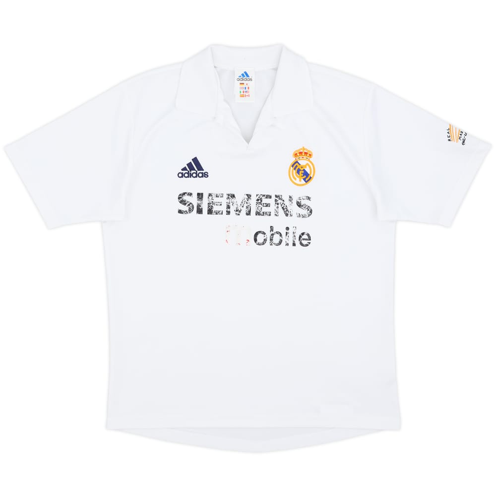 2002-03 Real Madrid Centenary Home Shirt - 5/10 - (L.Boys)