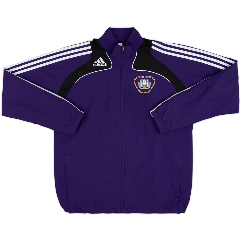 2008-09 Anderlecht adidas Track Jacket - 9/10 - (M/L)