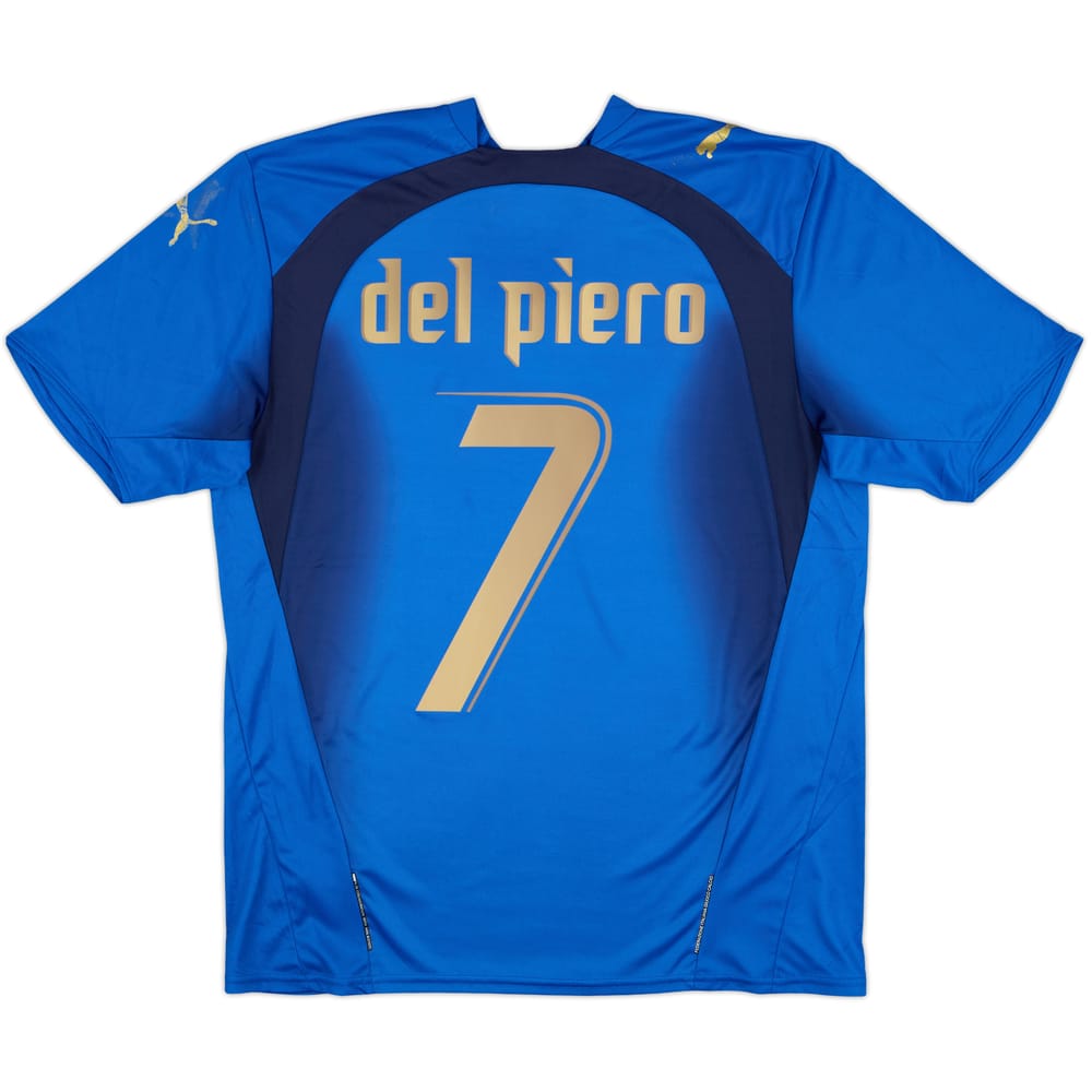 2006 Italy Home Shirt Del Piero #7 - 5/10 - (M)