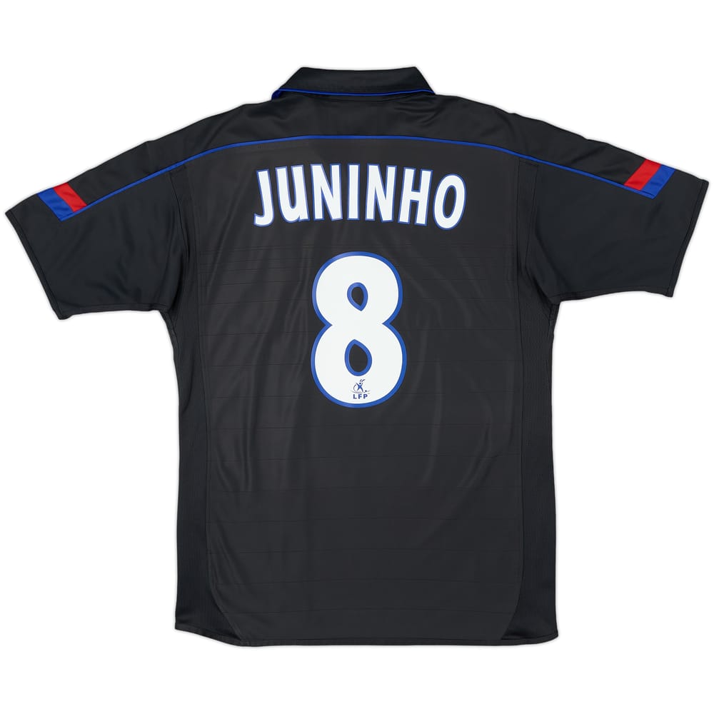 2003-04 Lyon Away Shirt Juninho #8 - 6/10 - (L)