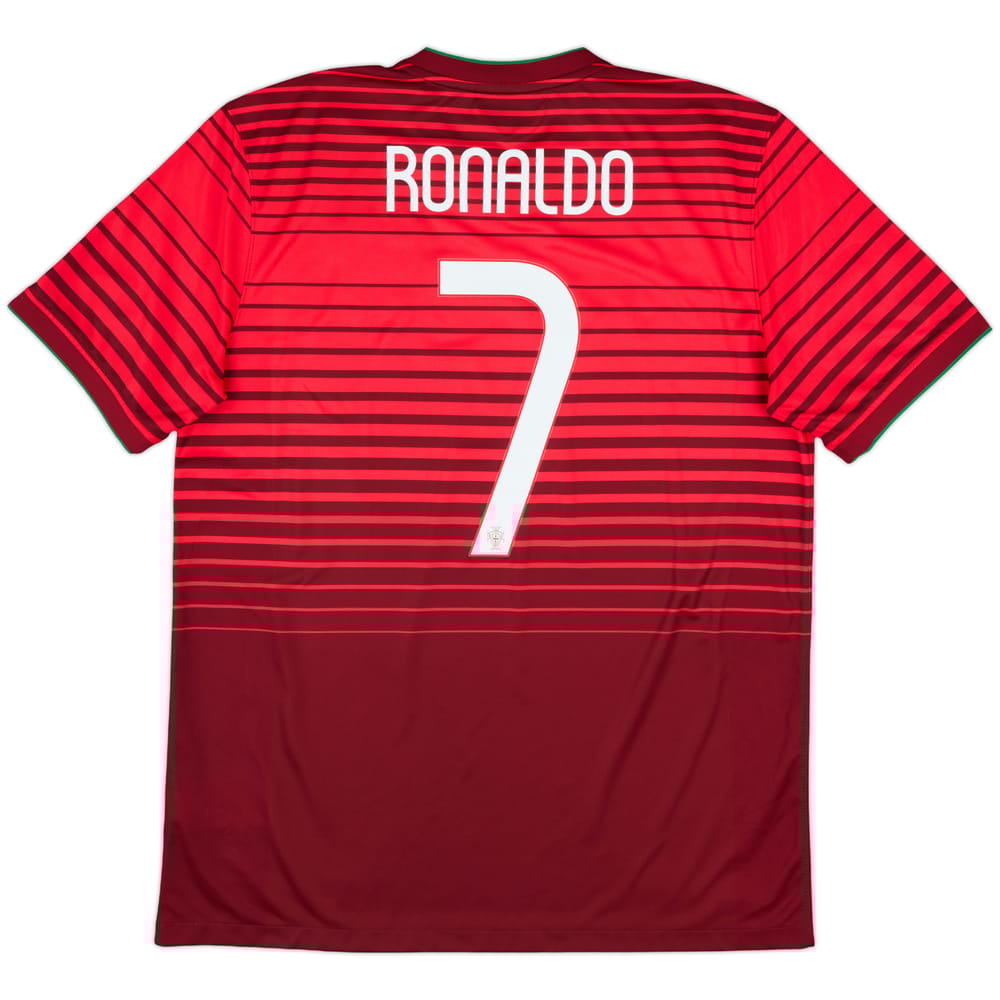 2014-15 Portugal Home Shirt Ronaldo #7 - 10/10 - (L)