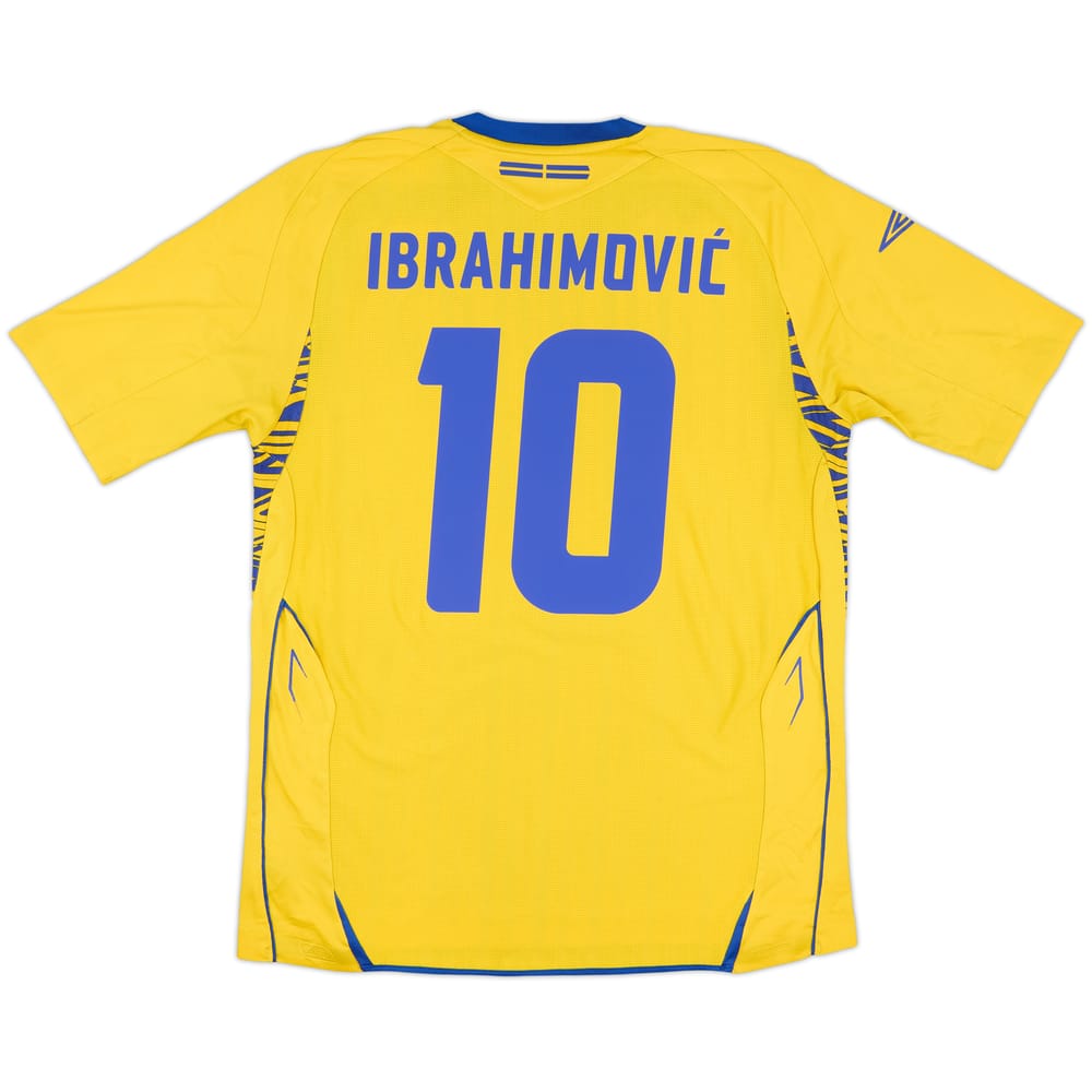 2007-09 Sweden Home Shirt Ibrahimovic #10 - 8/10 - (L)