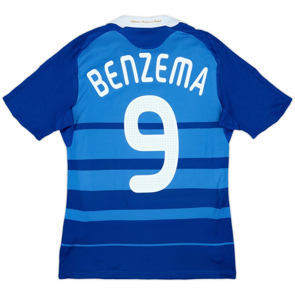 2008-09 France Home Shirt Benzema #9 - 8/10 - (S)