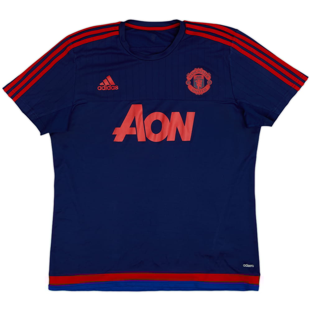 2015-16 Manchester United adidas Training Shirt - 8/10 - (XL)