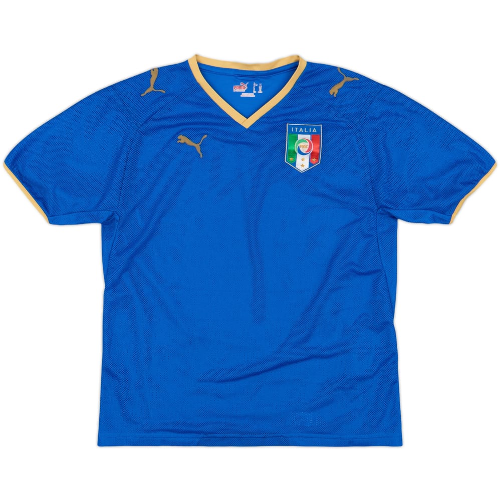 2007-08 Italy Home Shirt - 6/10 - (M.Boys)