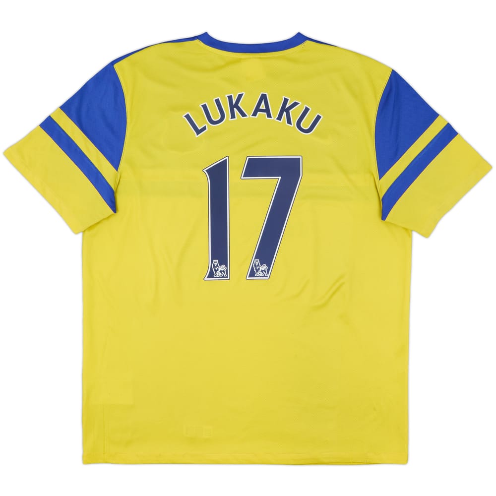 2013-14 Everton Away Shirt Lukaku #17 - 7/10 - (XL)