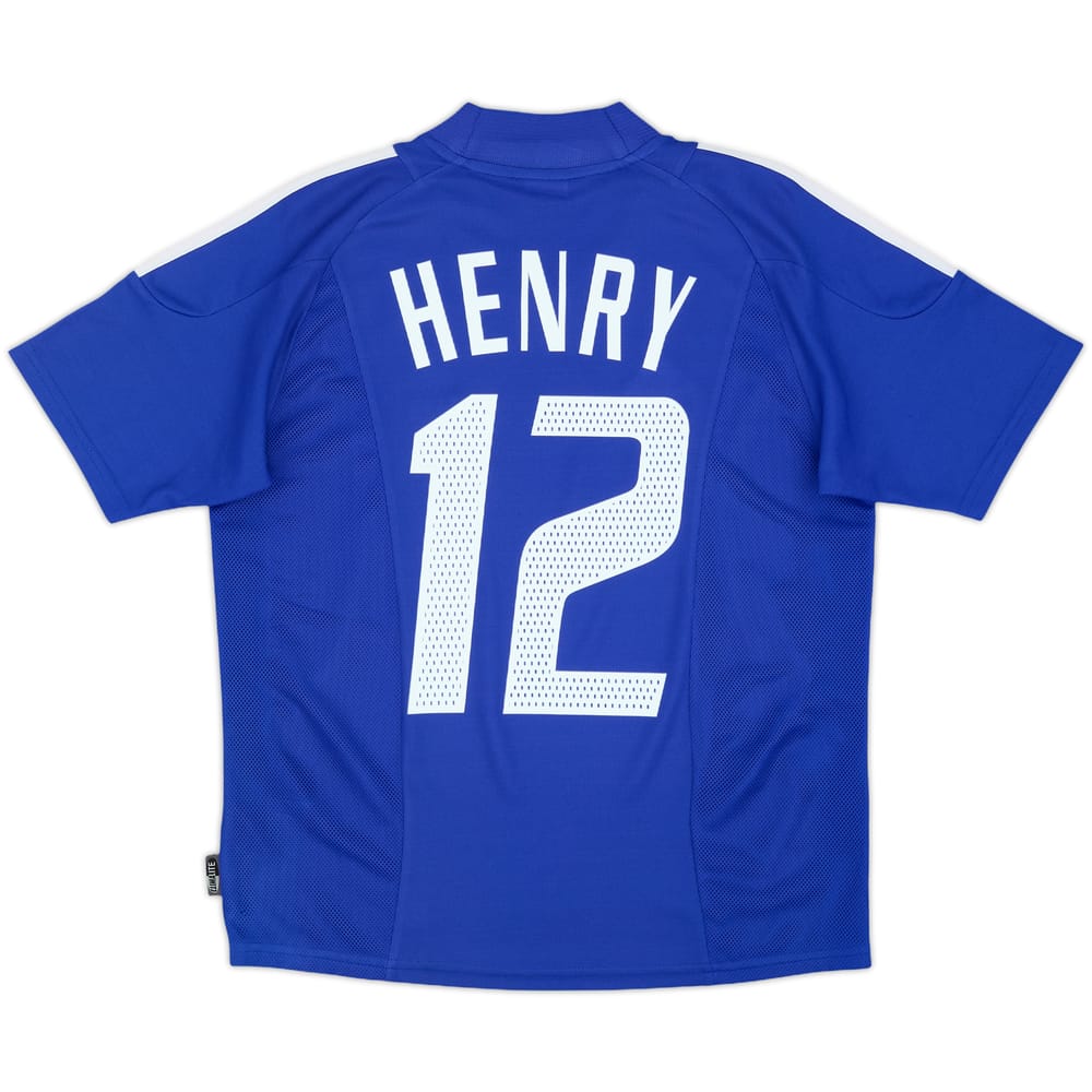 2002-04 France Home Shirt Henry #12 - 8/10 - (XS)