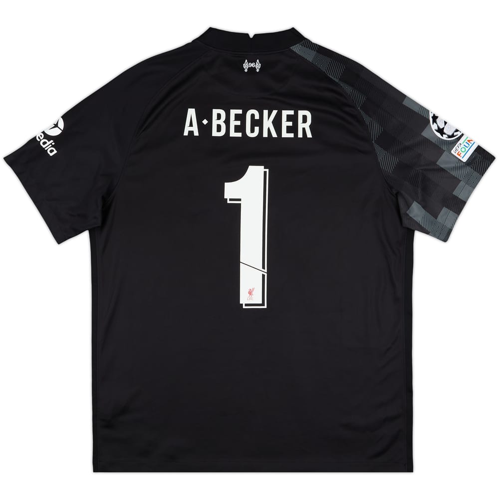 2021-22 Liverpool GK S/S Shirt A.Becker #1 - 8/10 - (XL)