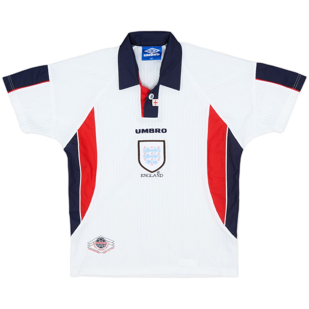 1997-99 England Home Shirt - 9/10 - (M.Boys)