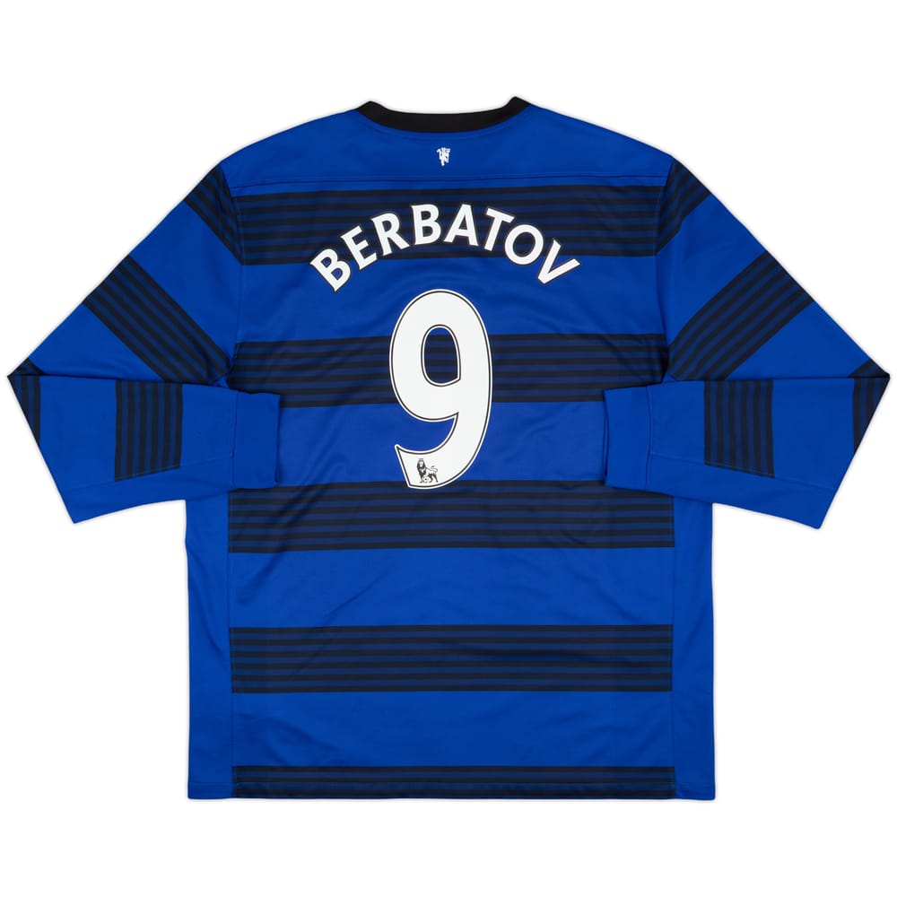 2011-13 Manchester United Away L/S Shirt Berbatov #9 - 8/10 - (XL)