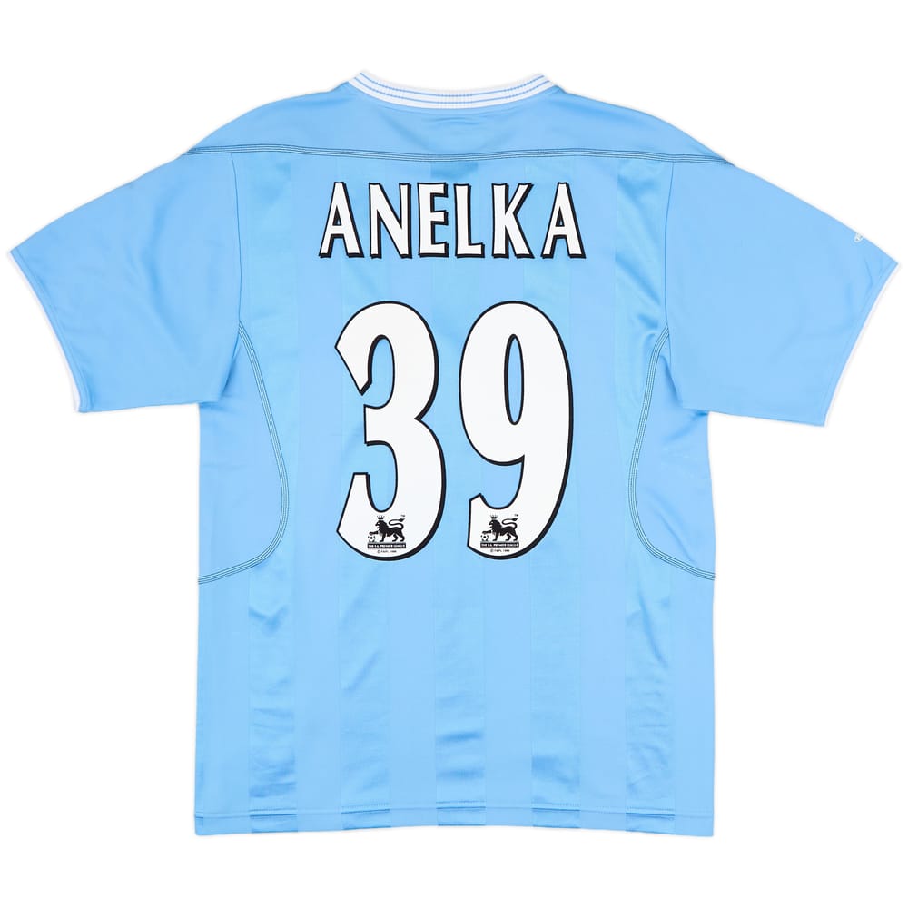 2003-04 Manchester City Home Shirt Anelka #39 - 9/10 - (S)