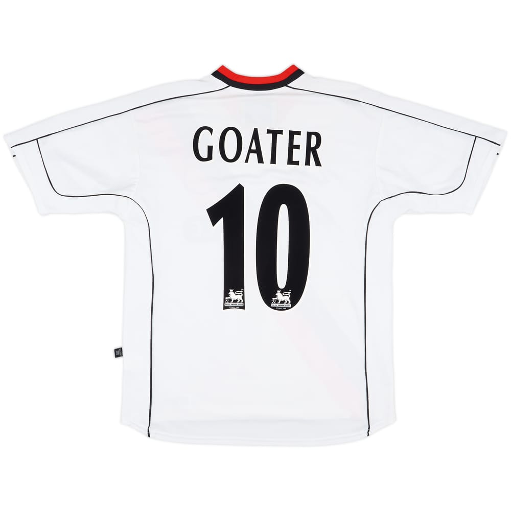 2002-03 Manchester City Away Shirt Goater #10 - 9/10 - (S)