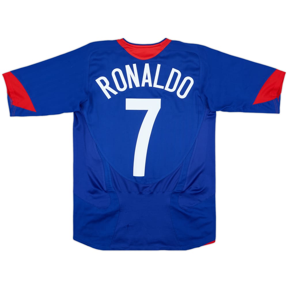 2005-06 Manchester United Away Shirt Ronaldo #7 - 6/10 - (XL.Boys)