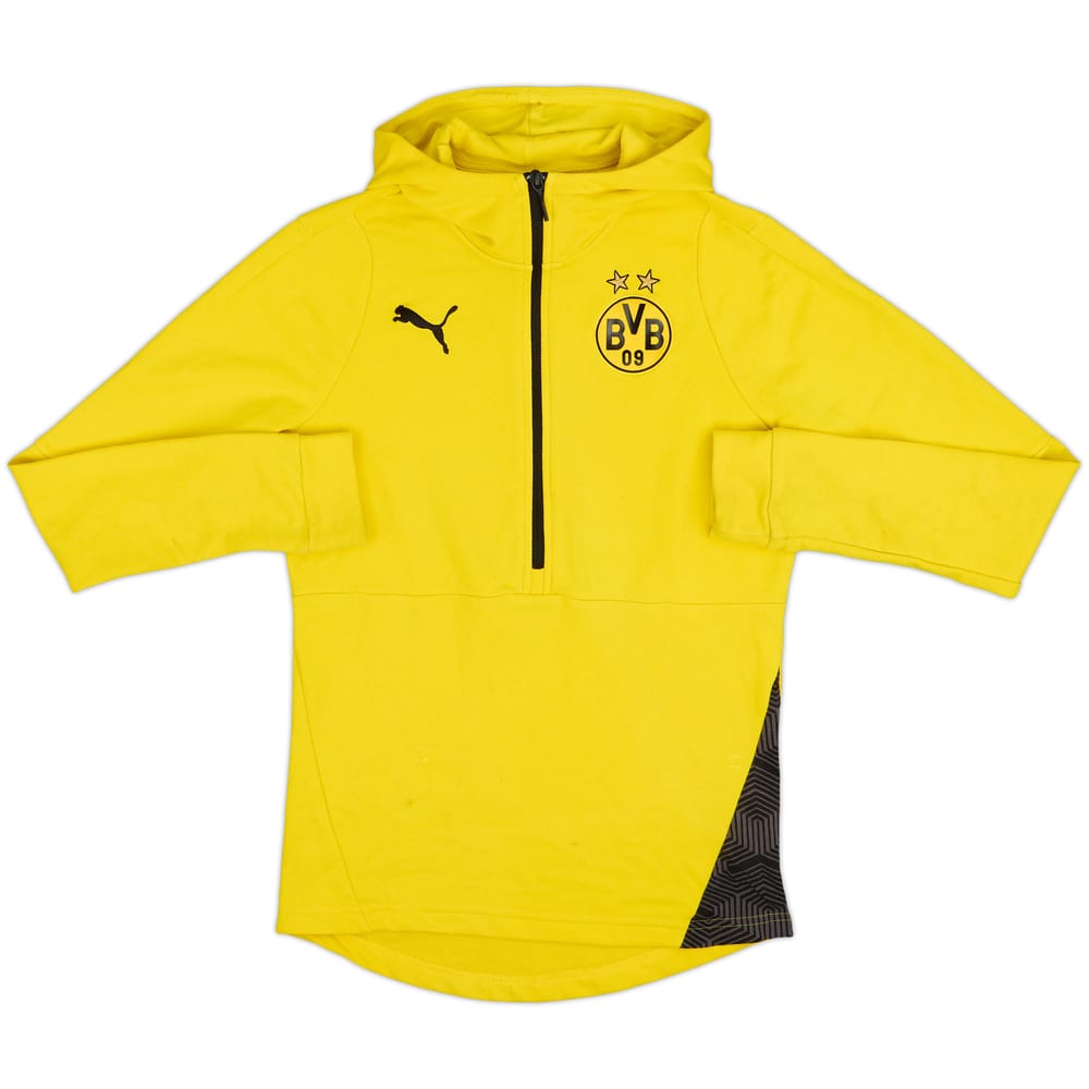 2020-21 Borussia Dortmund Puma Hooded Sweat Top - 6/10 - (S)