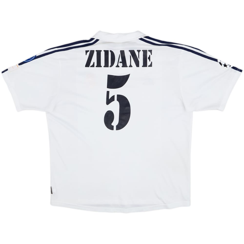 2002-03 Real Madrid Centenary Home Shirt Zidane #5 - 7/10 - (XL)