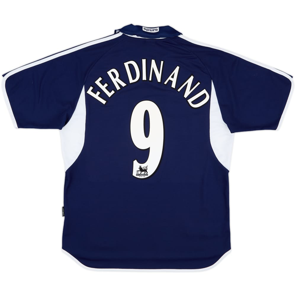 2000-01 Tottenham Away Shirt Ferdinand #9 - 9/10 - (M)
