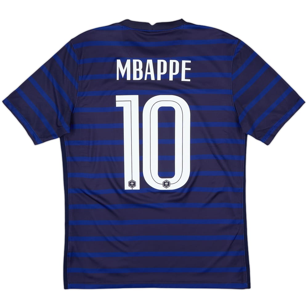 2020-21 France Home Shirt Mbappe #10 - 7/10 - (M)