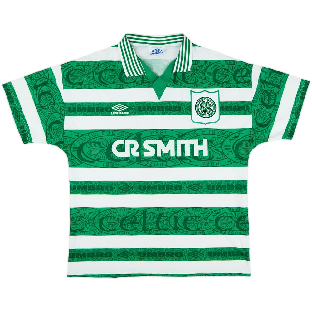 1995-97 Celtic Home Shirt - 8/10 - (L)